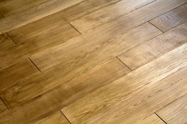 istock Natural brown texture wooden parquet floor boards 1081635758