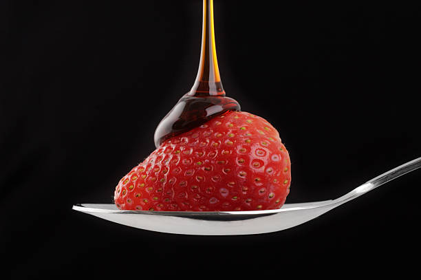 Strawberry background.