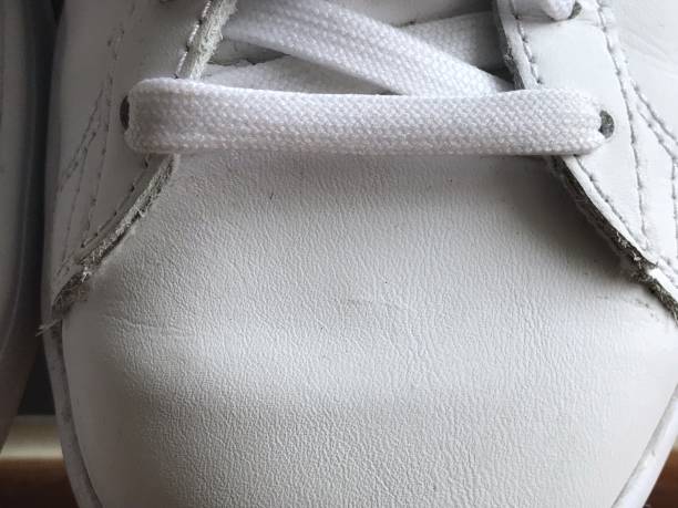 istock White classic sneakers in close up 1081662242