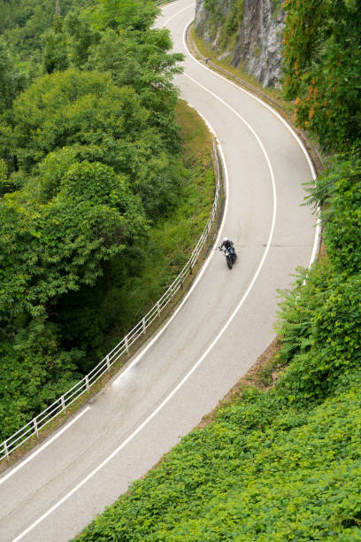 istock Motorcycle ride in the mountains 1081665722