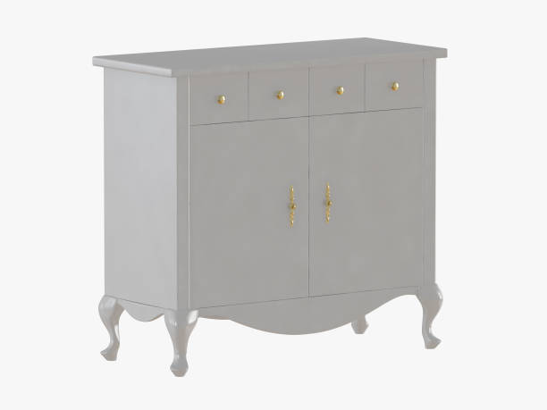 istock White chest of drawers 1081665794