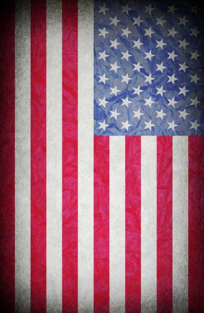 istock Vintage American Flag 1081668254