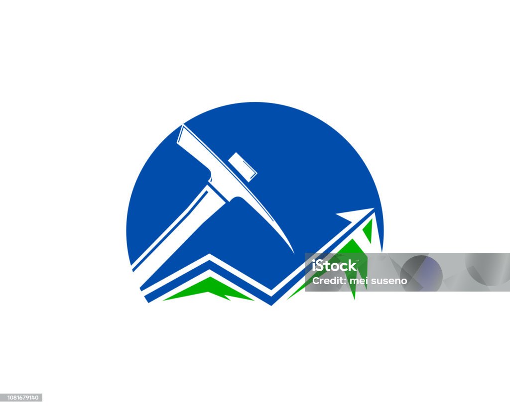 Tim Mining Vector Mining Design Template Vector Illustration Stock Illustration ...