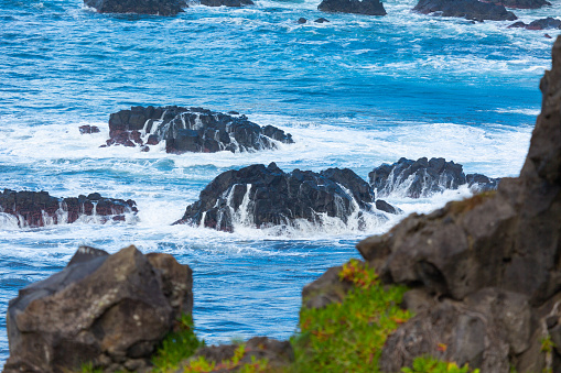 Isla de Sao Miguel, Azores, Portugal - Ribeira Grande - Rock y la onda III photo