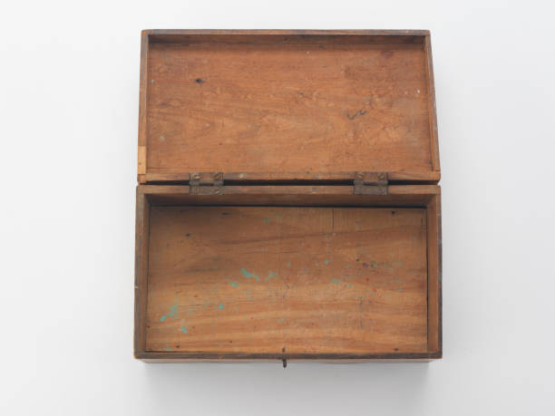 Wooden Cigar box isolated