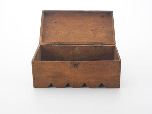 istock Wooden Cigar box isolated 1081688092