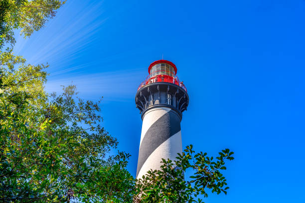 istock Sun rays shining on old Lighthouse in Saint Augustine, Florida 1081700914