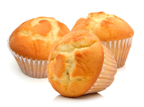 istock tasty muffin cake, isolated on white 1081711512