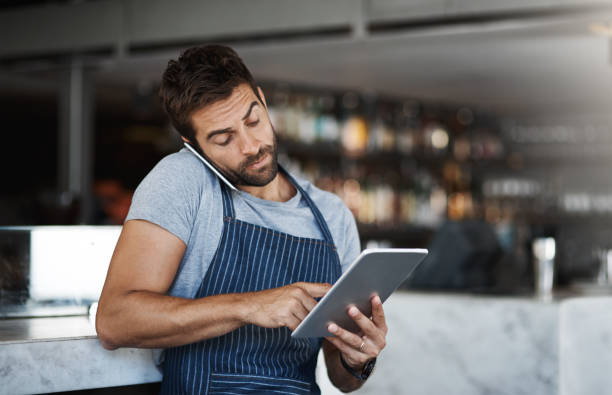 istock Small business management in the smart age 1081719578