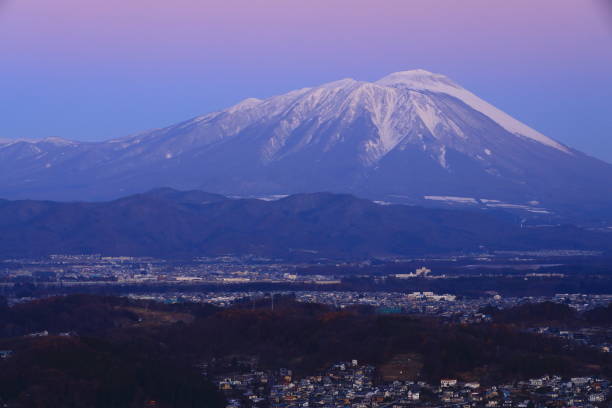 istock Mountains of sunrise 1081723878