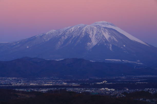 istock Mountains of sunrise 1081729322