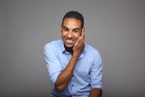 istock Beautiful young happy commercial man with different poses 1081734316