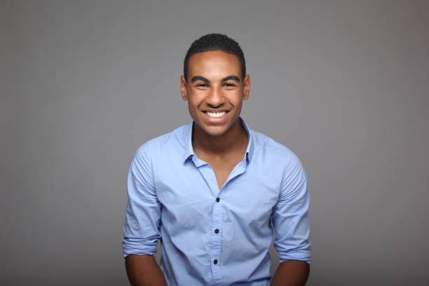 istock Beautiful young happy commercial man with different poses 1081734358