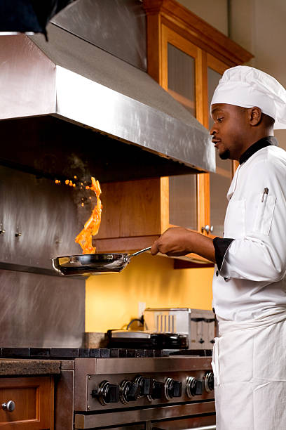 istock Chef Tossing Food in a Pan 108173763