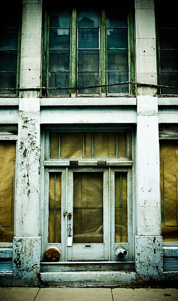 istock Grunge, Old Building Facade with Peeling Paint 108173798