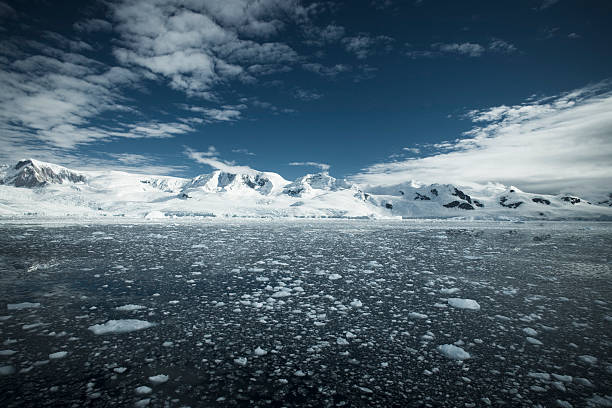 istock Antarctica Landscape with Mountains and Pack Ice 108174199