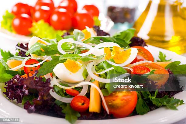 グリーンサラダトマト卵 - グリーンサラダのストックフォトや画像を多数ご用意 - グリーンサラダ, サラダ, ゆで卵