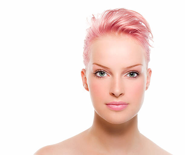 istock Young Woman with pink Hair 108174532