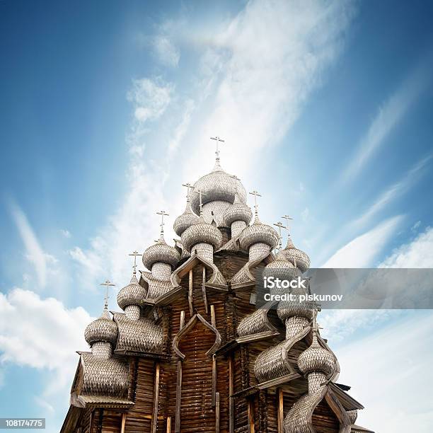 Photo libre de droit de Église De La Transfiguration Dans Kizhi En Russie banque d'images et plus d'images libres de droit de Coupole - Coupole, Orthodoxie, Île de Kiji