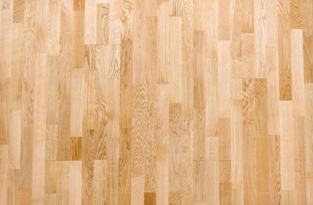 full frame scatto di pavimento di legno - parquet floor wood floor material foto e immagini stock