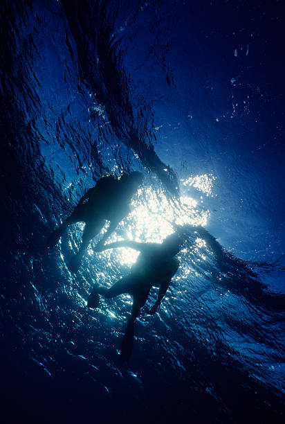 istock Couple Snorkeling 108175425
