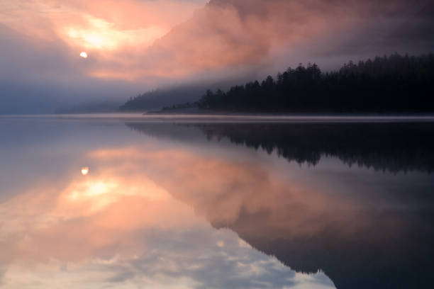 istock morning mist at lake plansee 108175769
