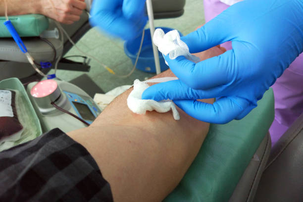 istock hand of a blood donor close up 1081758098