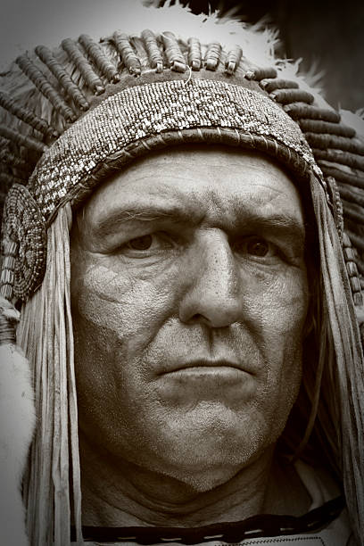 istock Close-up of Native American Indian Chief 108176013