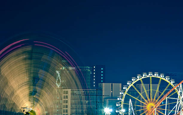 famous Ferris Wheel at the Beer Fest in Munich, Germany