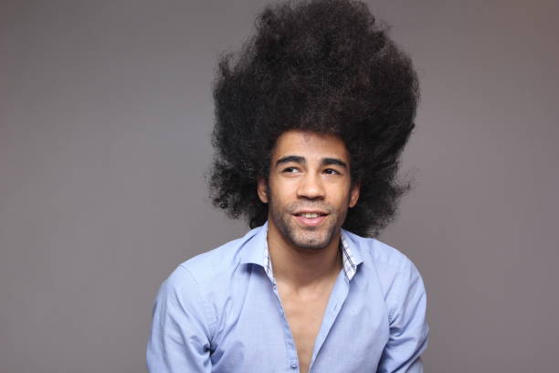 istock Portrait of a funky afro man 1081764498