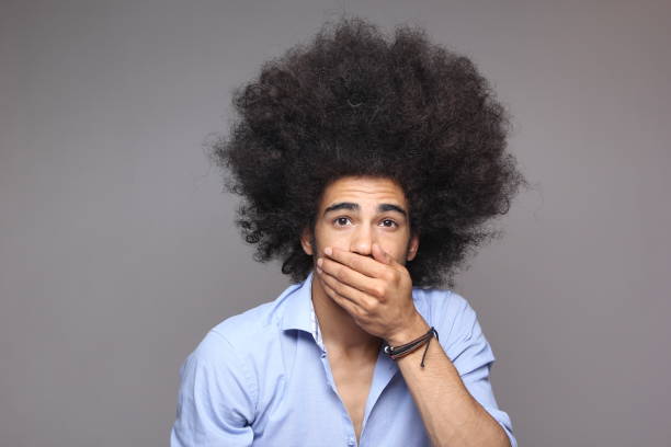 istock Portrait of a funky afro man 1081764546