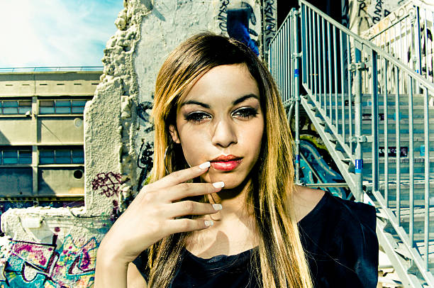 istock Young Woman in Urban Area 108176508
