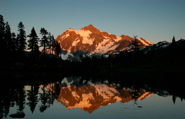 istock Twilight over Mt. Shuksan at Sunset 108176620