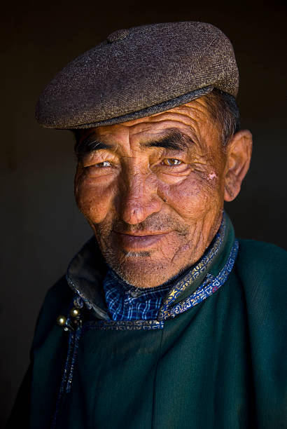 istock Senior Asian Man Wearing Hat 108176626