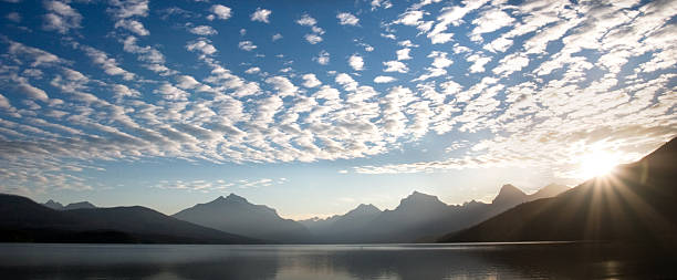 istock Sun Rising Over Mountains and Lake 108176805