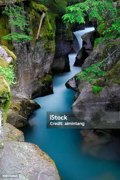 Lawina Gorge - zdjęcia stockowe i więcej obrazów Park Narodowy Glacier - USA - Park Narodowy Glacier - USA, Bez ludzi, Dolina