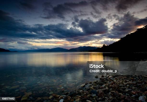 Закат Над Озеро Лох Leven С Горы На Заднем Плане — стоковые фотографии и другие картинки Loch Lake - Loch Lake, Loch Leven, Без людей