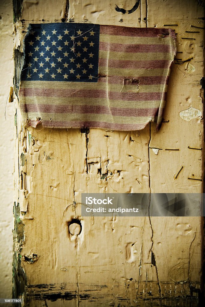 Patriotische Vergangenheit - Lizenzfrei Amerikanische Flagge Stock-Foto