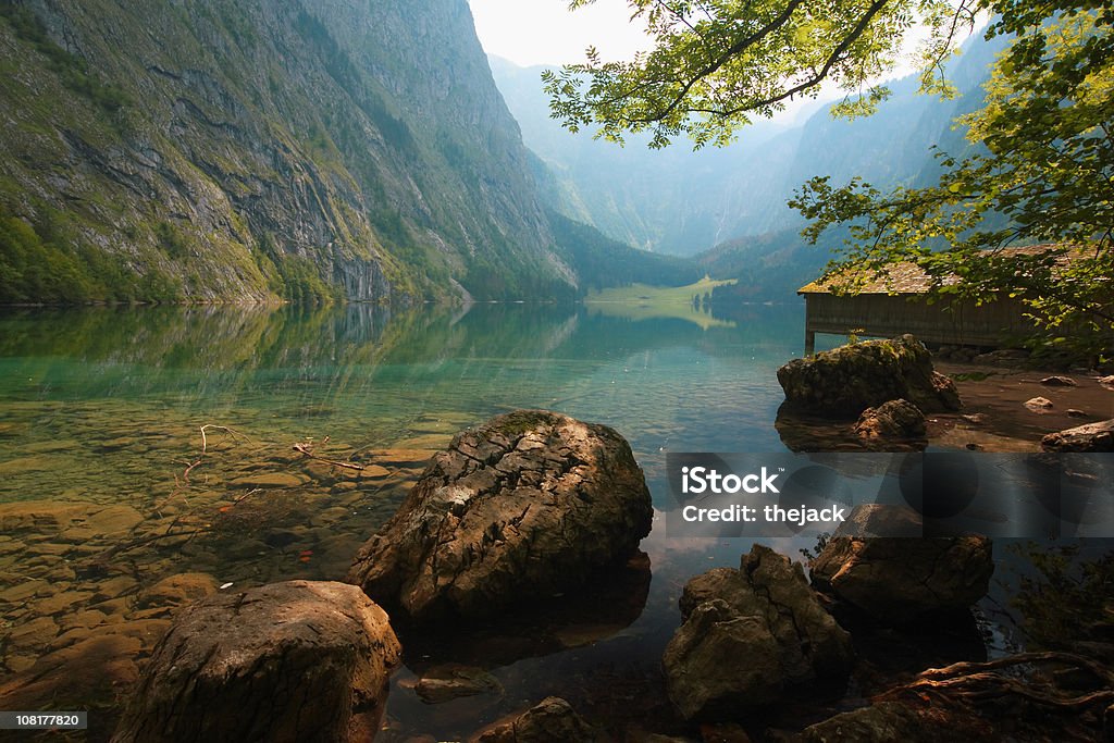 Baviera Obersee/cenário - Foto de stock de Ajardinado royalty-free