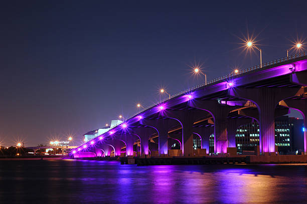 istock miami causeway to the beaches at night 108177895