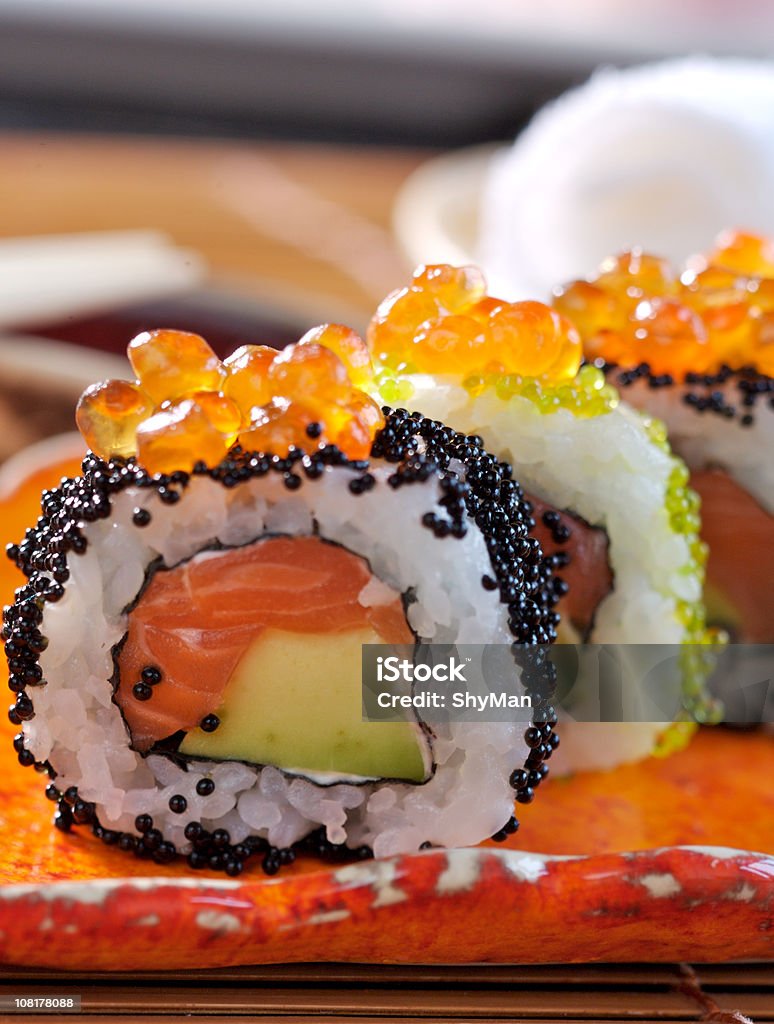 Maki sushi - Foto stock royalty-free di Alimentazione sana