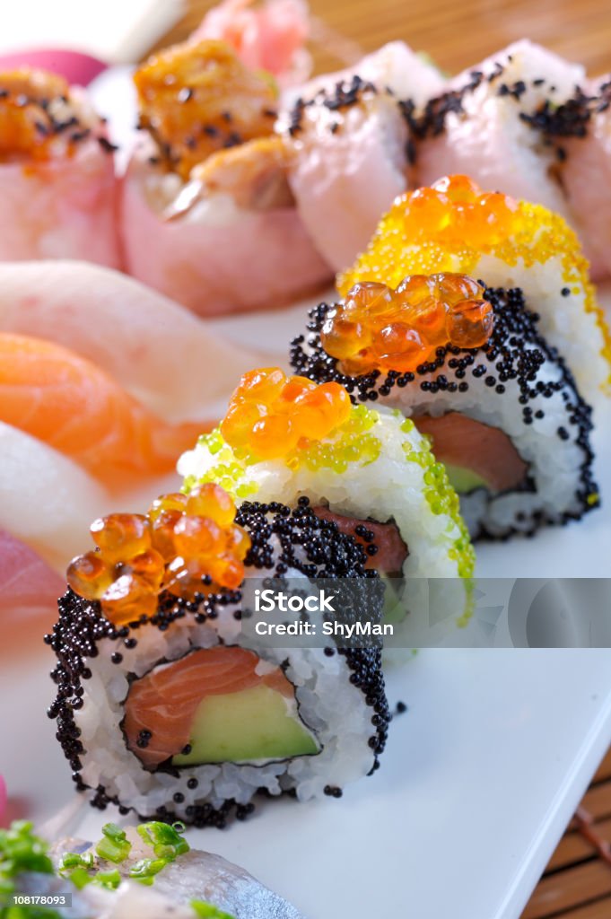 sushi Maki - Royalty-free Abacate Foto de stock