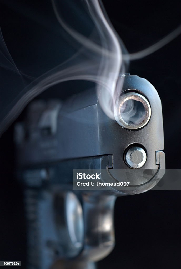 Raucher-Gun - Lizenzfrei Schusswaffe Stock-Foto