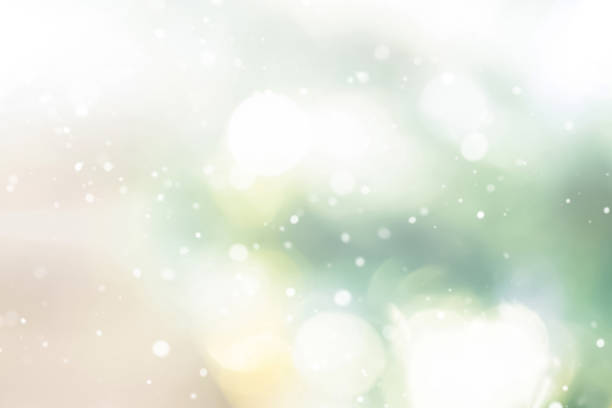 istock Shiny abstract bokeh background with snow 1081783456