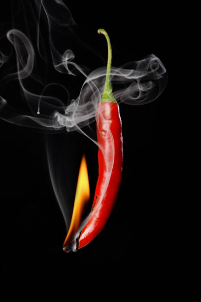 istock Burning, smoking, red hot chili pepper 108178451