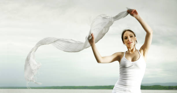 Attractive young female dancer