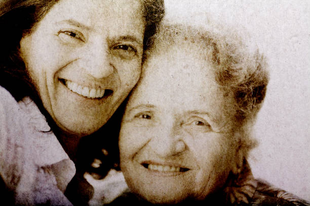 istock Mother And Daughter Retro 108178844
