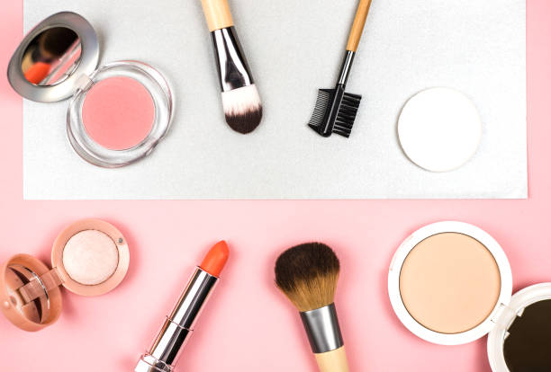 istock Set of decorative cosmetics for make up. 1081798460