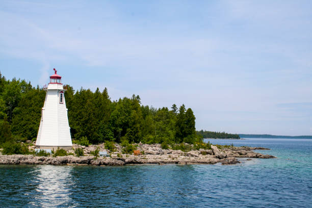 istock Lighthouse in sitting by the Georgian Bay 1081805360