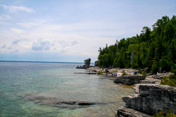 istock Flower Pot Island on a sunny day in summer 1081805492